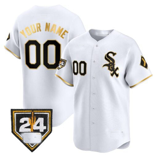 Custom Chicago White Sox 2024 Spring Training Patch Vapor Premier Limited?All Stitched Baseball Jersey