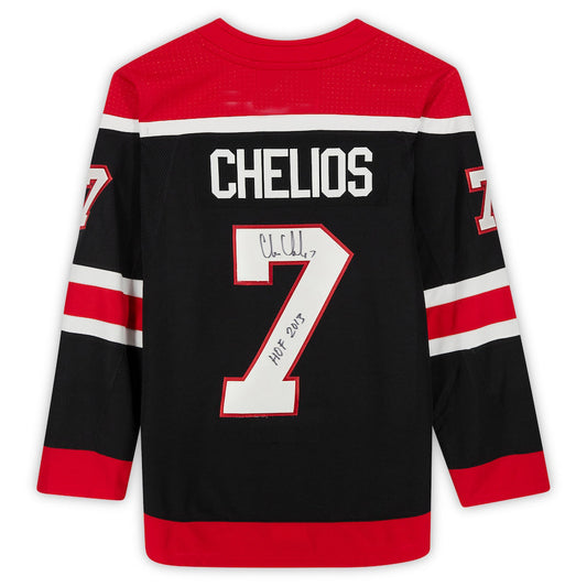 C.Blackhawks #7 Chris Chelios   2020-21 Reverse Retro with HOF 2013 Inscription Hockey Jerseys