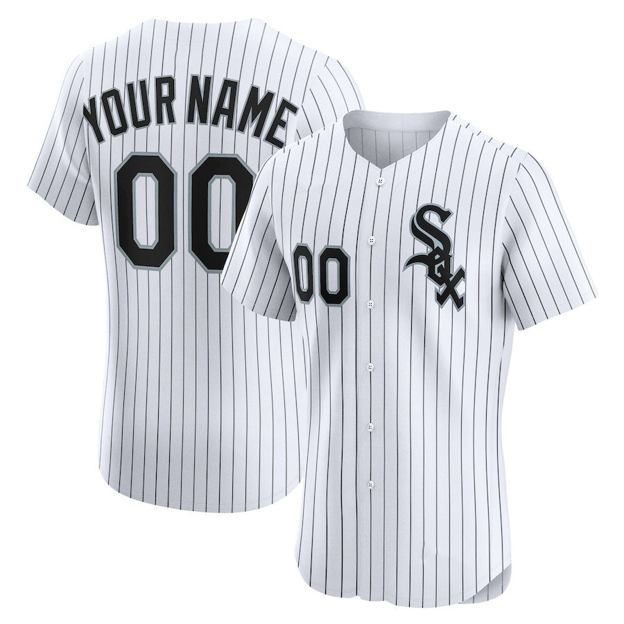Custom Chicago White Sox Home Elite Jersey ?White Stitched Baseball Jersey