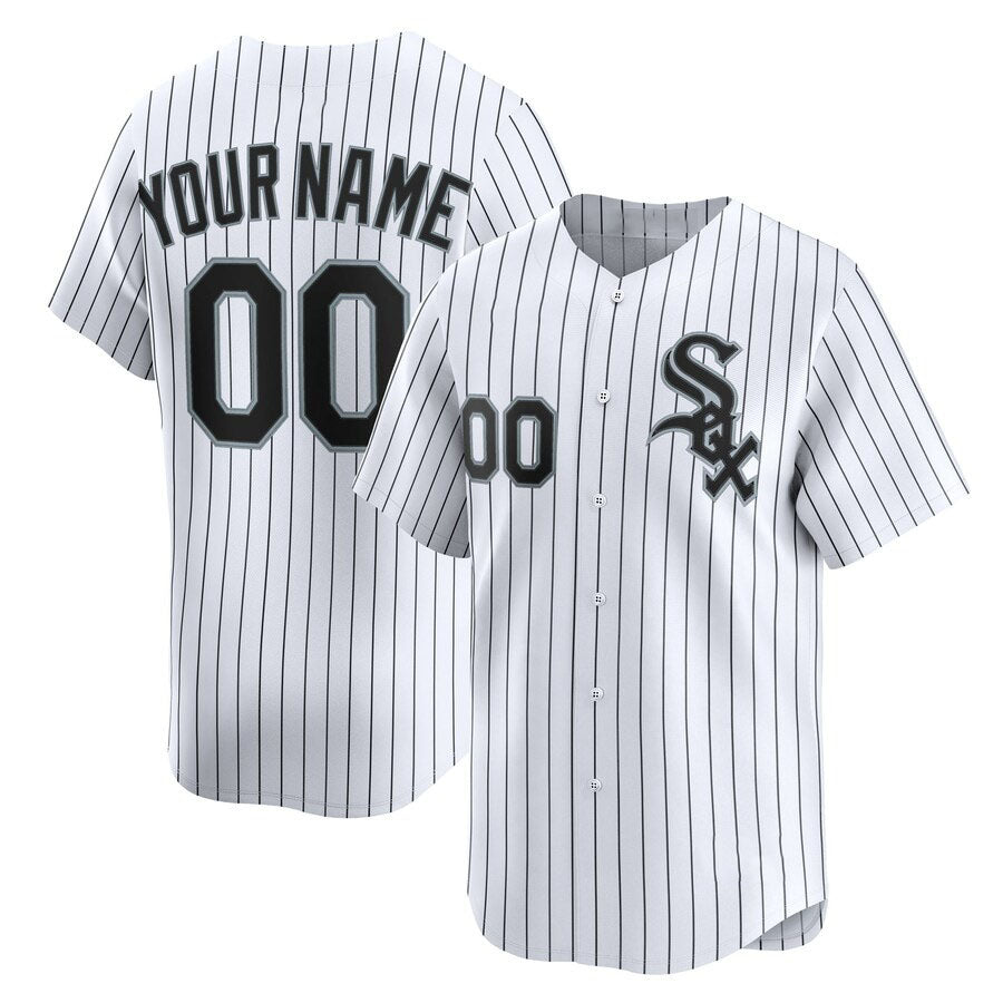 Custom Chicago White Sox Home Limited Jersey ?White Stitched Baseball Jersey