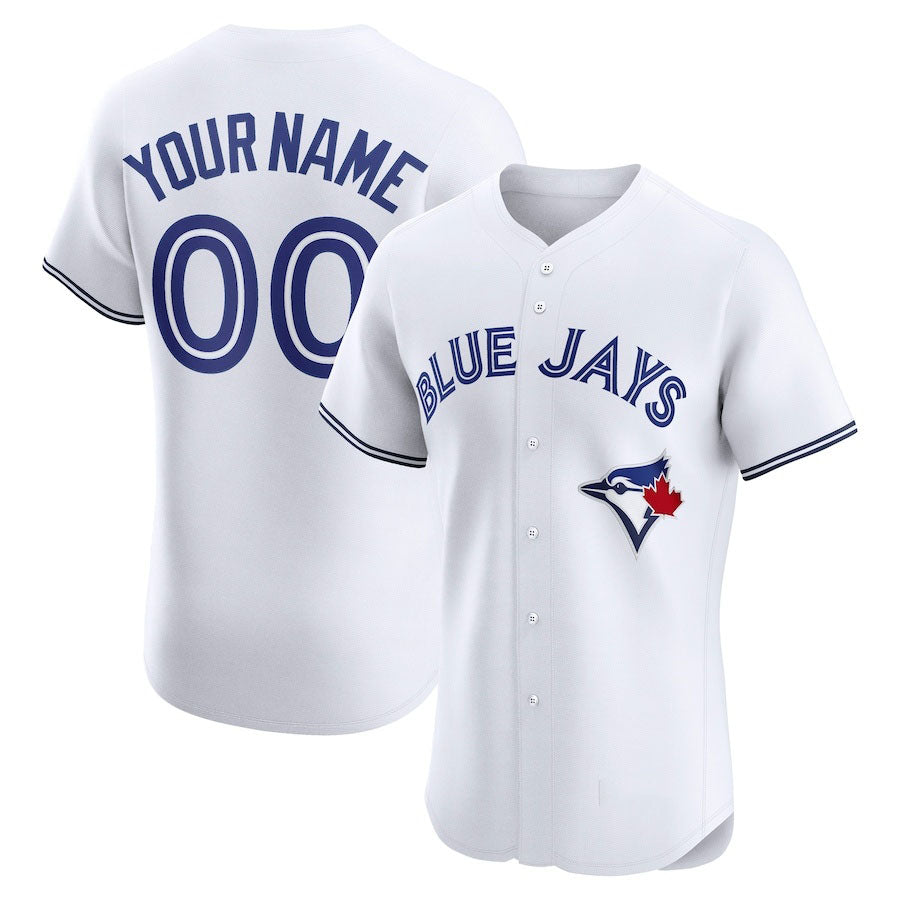 Custom Toronto Blue Jays Home Elite Jersey ?White Stitched Baseball Jersey