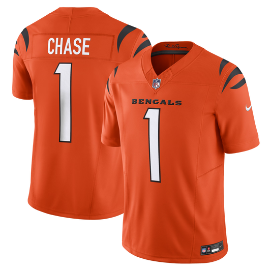 Cincinnati Bengals Ja'Marr Chase Orange Vapor F.U.S.E. Limited Jersey