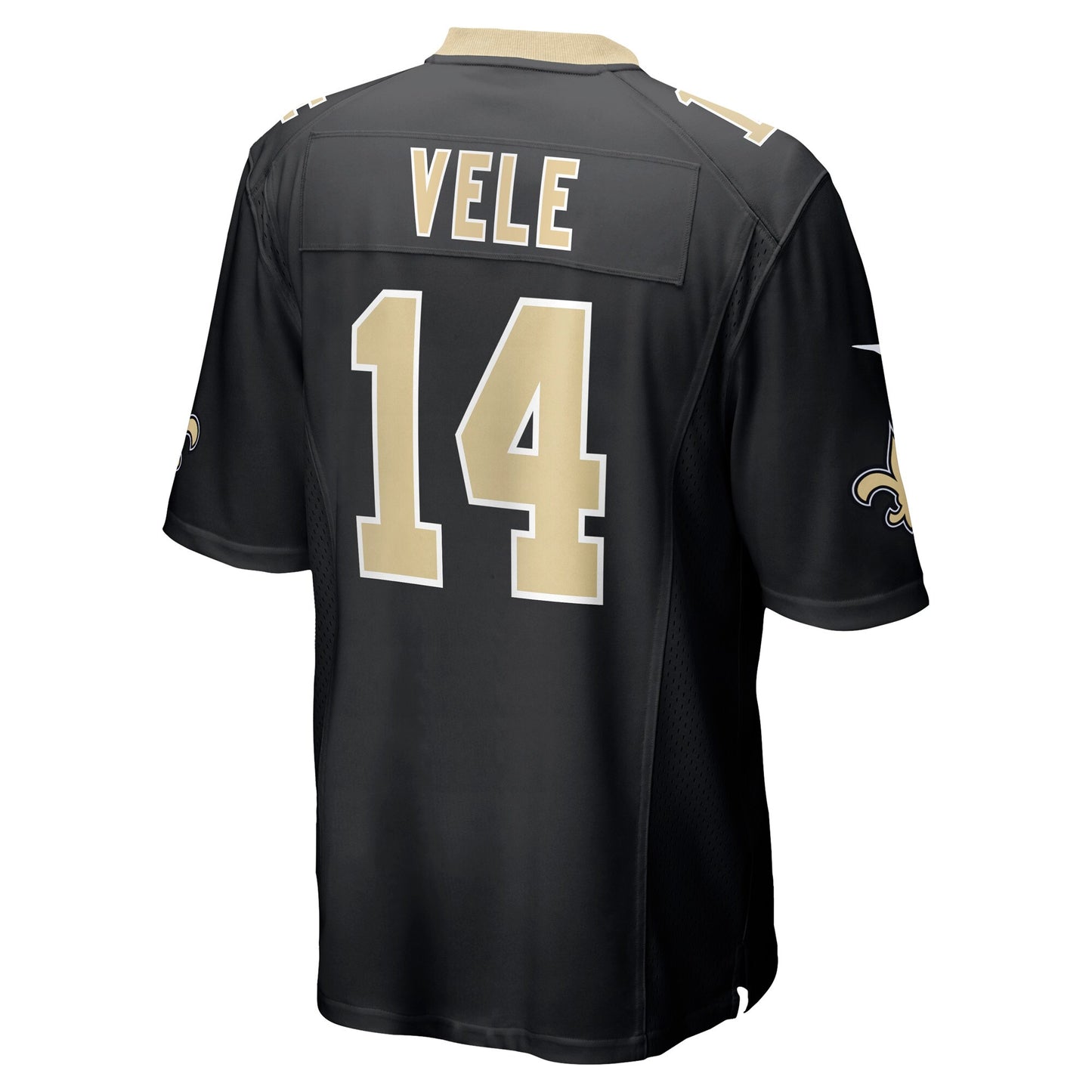 New Orleans Saints Devaughn Vele Black Team Game Jersey
