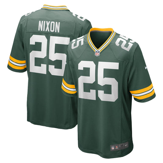 Green Bay Packers Keisean Nixon Green Game Player Jersey