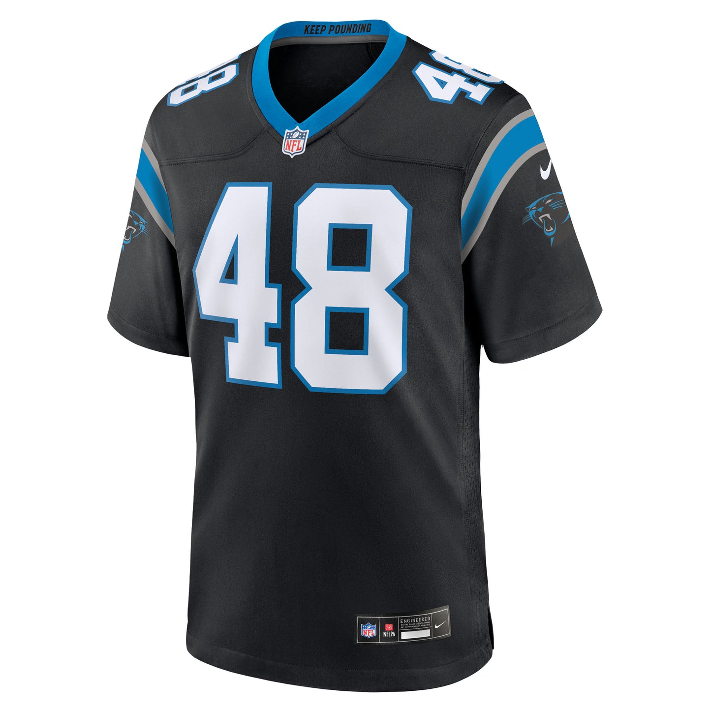 Carolina Panthers Thomas Incoom Black Team Game Jersey