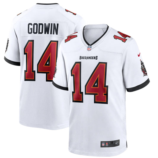 Tampa Bay Buccaneers Chris Godwin White Game Jersey