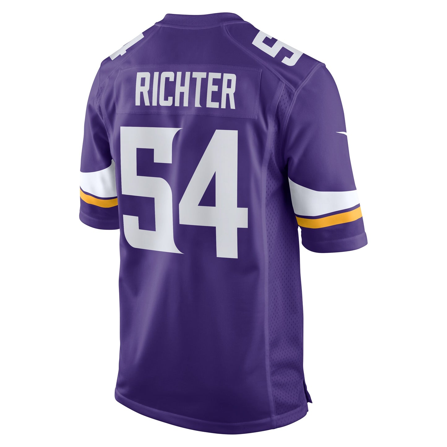 Minnesota Vikings Bo Richter Purple Team Game Jersey