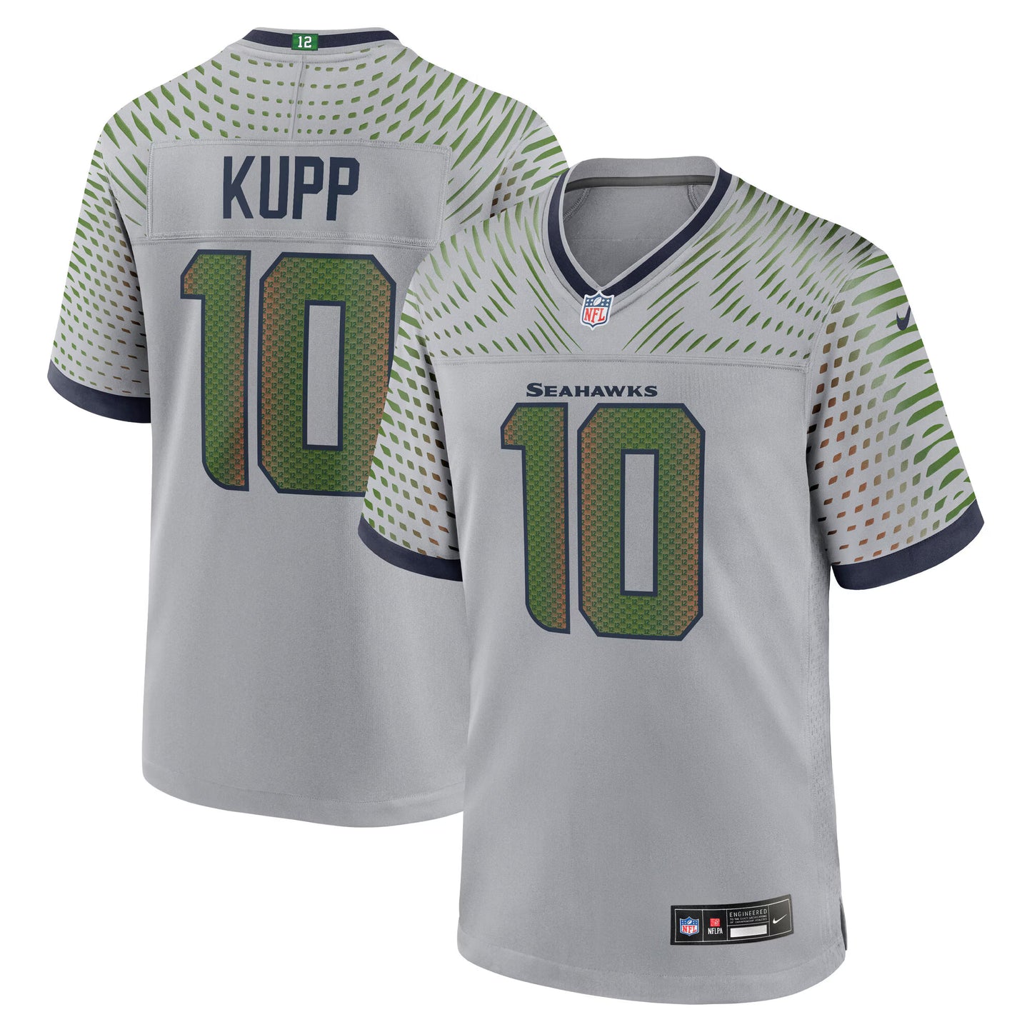 Seattle Seahawks Cooper Kupp Wolf Gray 2025 Rivalries Collection Game Jersey