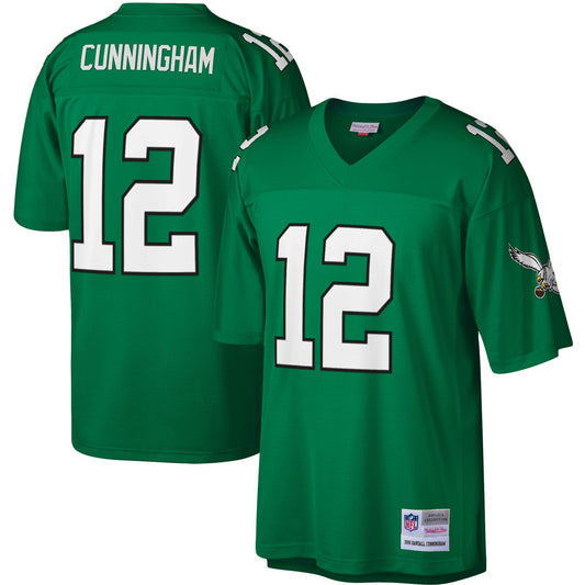 Philadelphia Eagles Randall Cunningham Mitchell & Ness Kelly Green Legacy Replica Jersey
