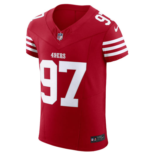 San Francisco 49ers Nick Bosa Scarlet Vapor F.U.S.E. Elite Jersey