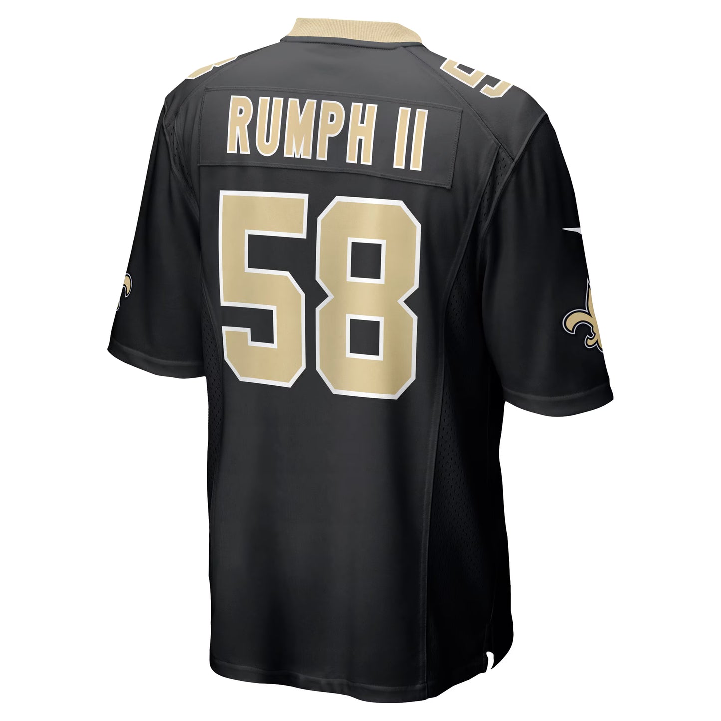 New Orleans Saints Chris Rumph II Black Team Game Jersey