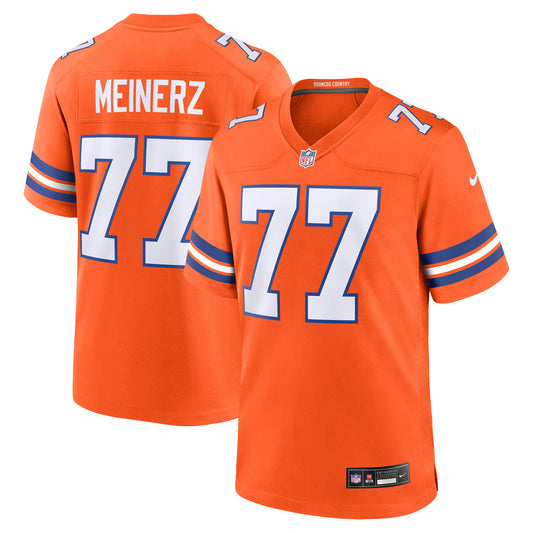 Denver Broncos Quinn Meinerz Orange Alternate Game Jersey