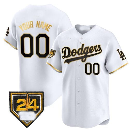 Custom Los Angeles Dodgers 2024 Spring Training Patch Vapor Premier Limited ?All Stitched Baseball Jersey