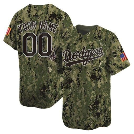 Custom Los Angeles Dodgers USMC Alternate Vapor Premier Limited ?All Stitched Baseball Jersey