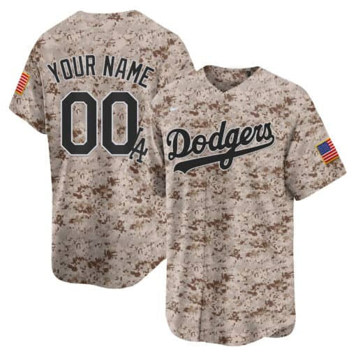 Custom Los Angeles Dodgers USMC Alternate Vapor Premier Limited ?All Stitched Baseball Jersey