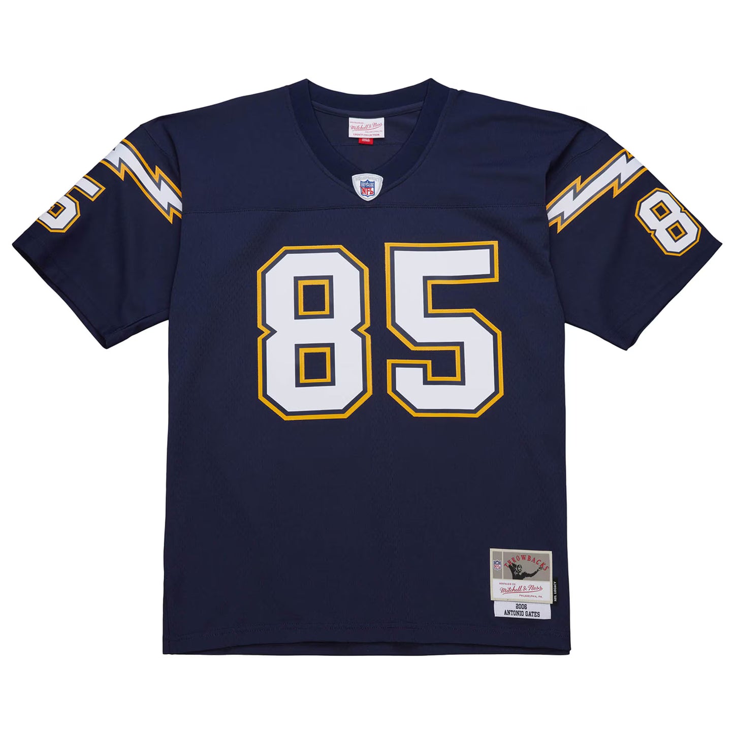Los Angeles Chargers Antonio Gates Mitchell & Ness Navy 2006 Legacy Replica Jersey