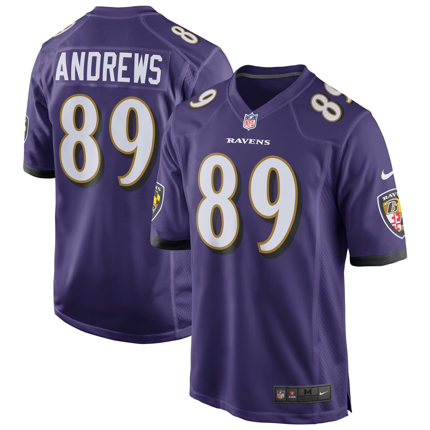Baltimore Ravens Mark Andrews Purple Game Jersey