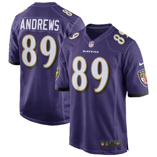 Baltimore Ravens Mark Andrews Purple Game Jersey