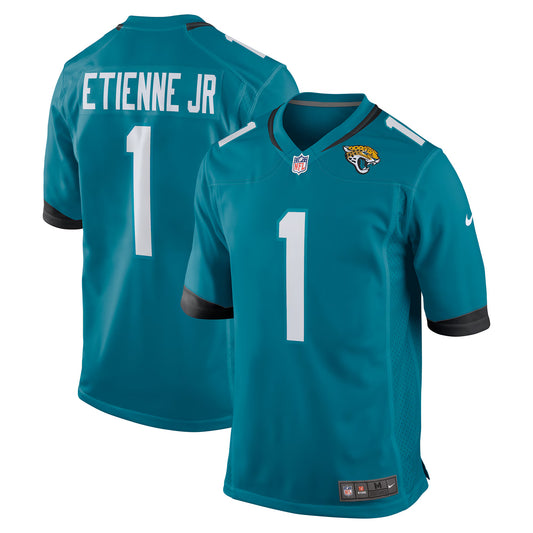 Jacksonville Jaguars Travis Etienne Teal Game Jersey