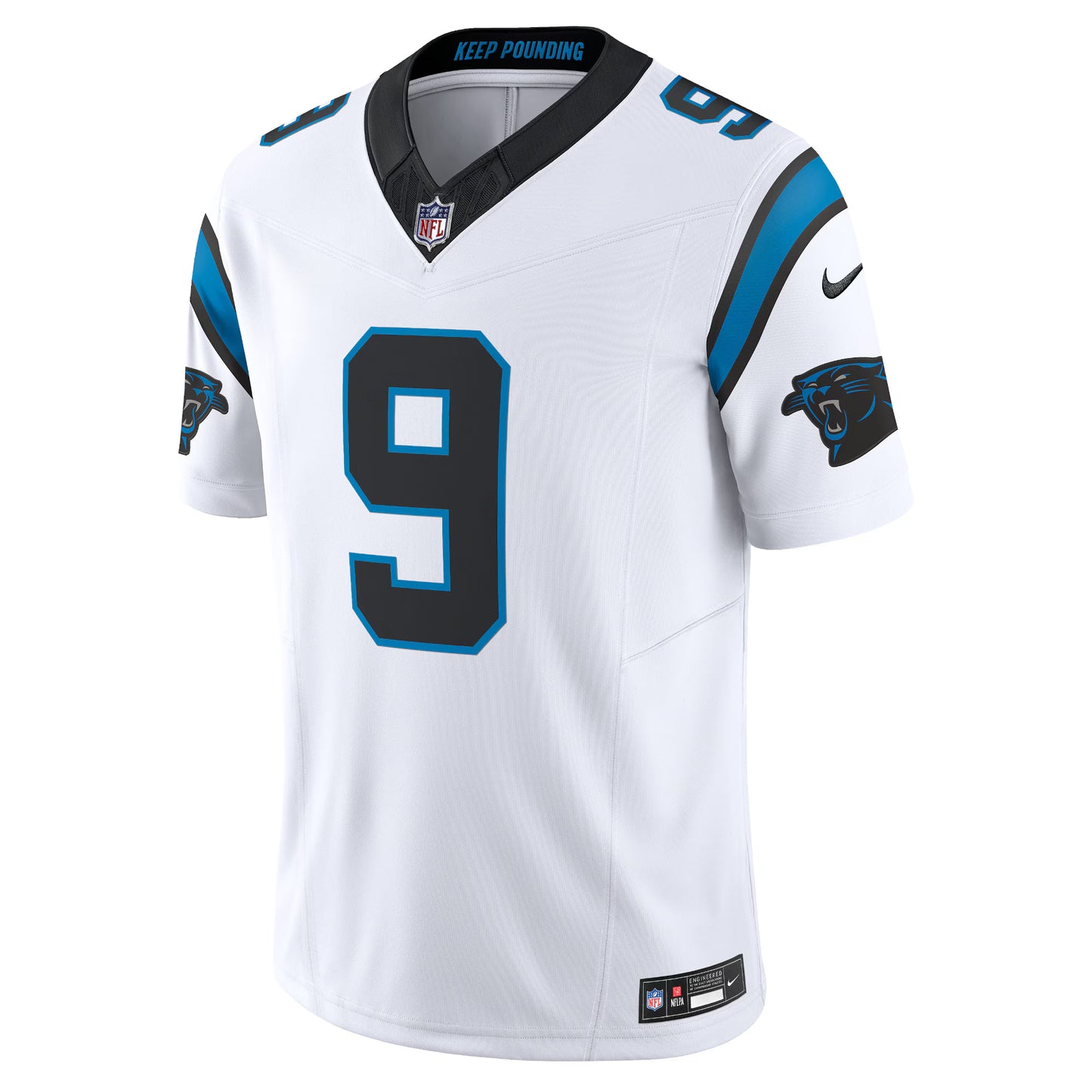 Carolina Panthers Bryce Young White Vapor F.U.S.E. Limited Jersey