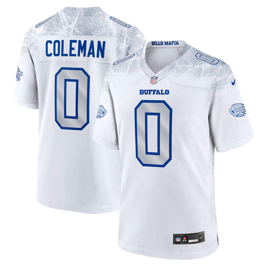 Buffalo Bills Keon Coleman White 2025 Rivalries Collection Game Jersey