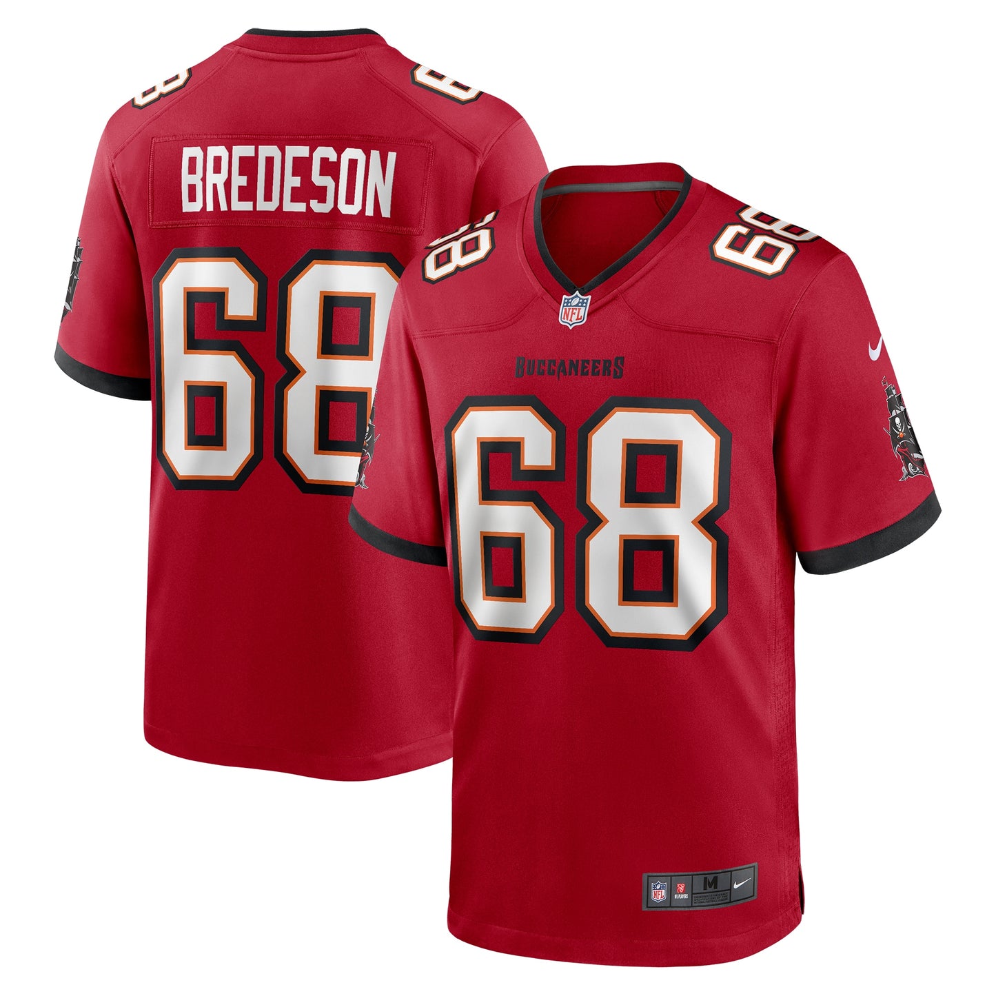 Tampa Bay Buccaneers Ben Bredeson Red Game Jersey