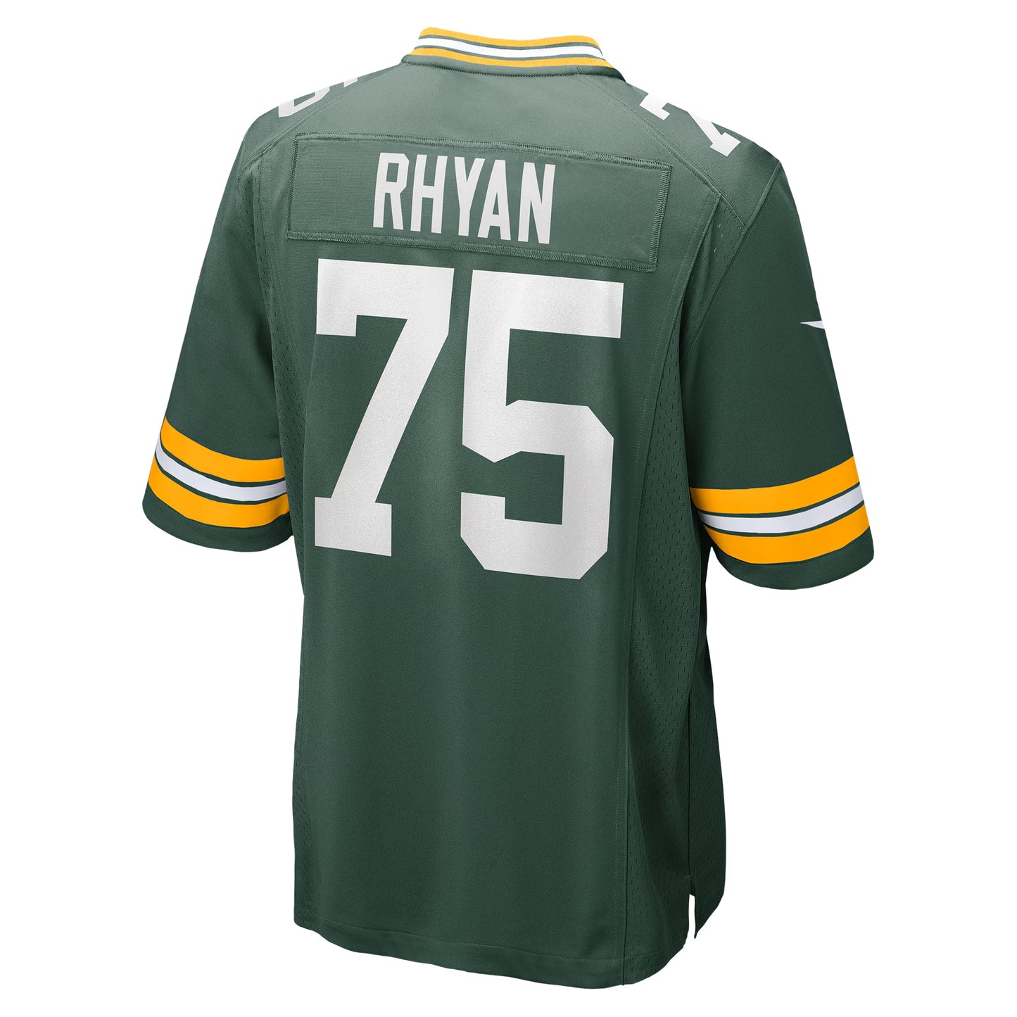 Green Bay Packers Sean Rhyan Green Game Player Jersey