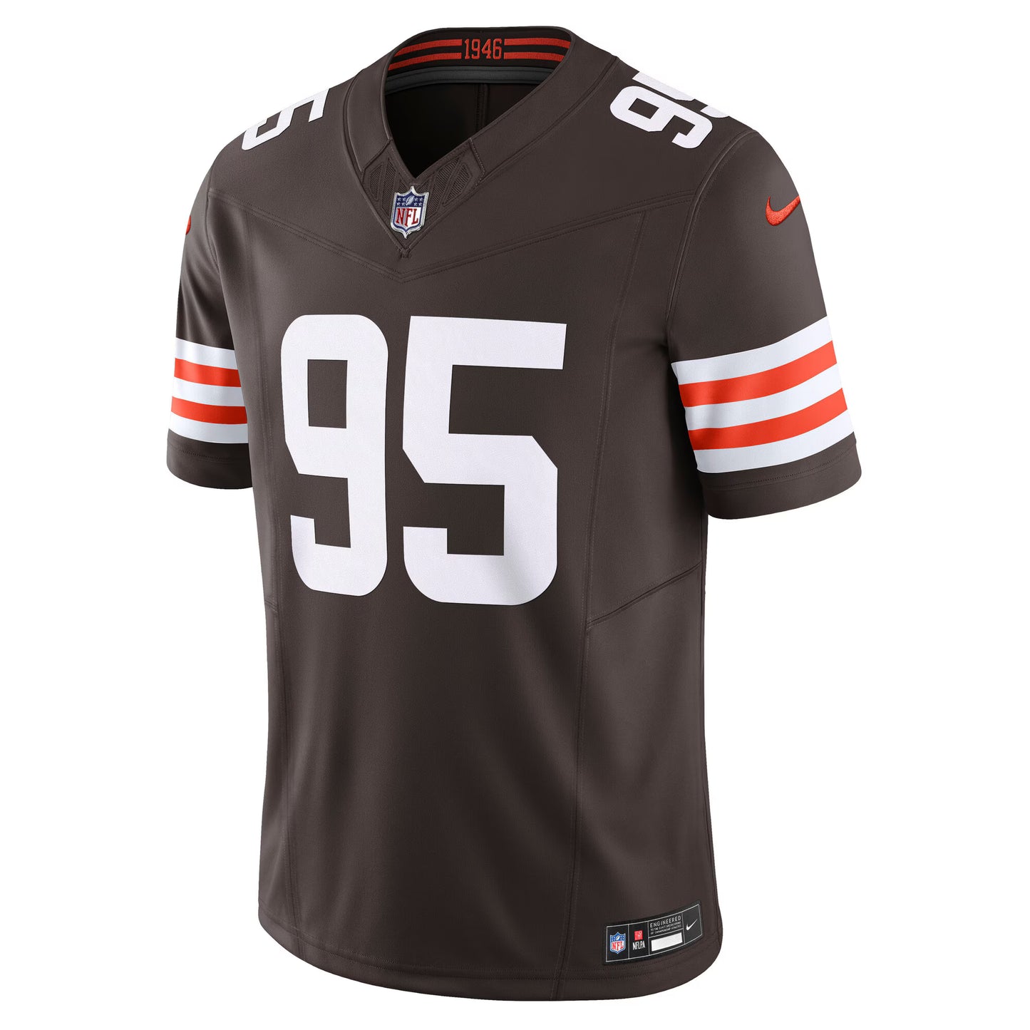 Cleveland Browns Myles Garrett Brown Team Vapor F.U.S.E. Limited Jersey