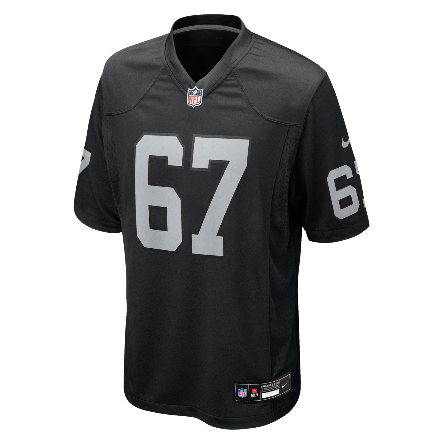 Las Vegas Raiders Will Putnam Black Team Game Jersey
