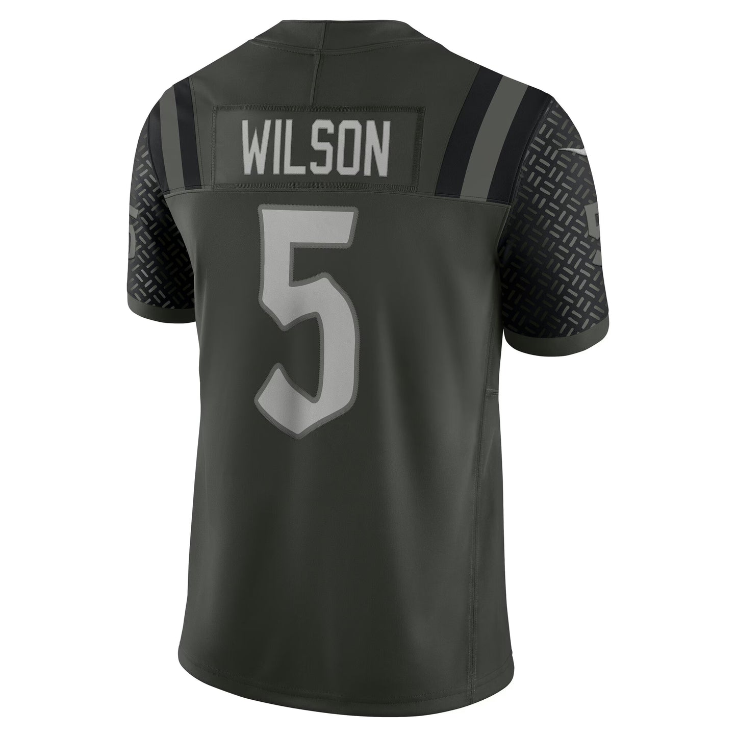 New York Jets Garrett Wilson Gotham Green 2025 Rivalries Collection Limited Jersey
