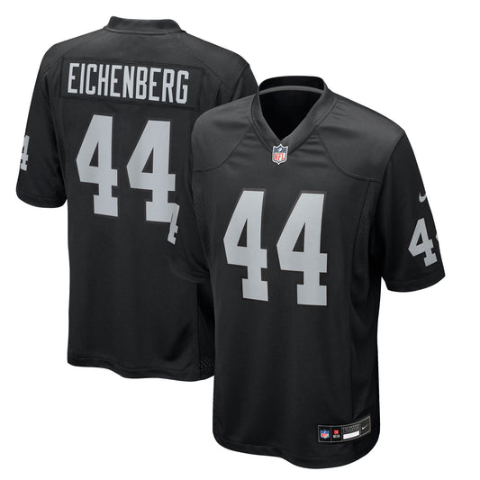Las Vegas Raiders Tommy Eichenberg Black Team Game Jersey
