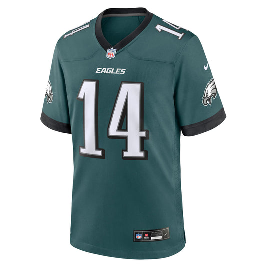 Philadelphia Eagles Sam Howell Midnight Green Team Game Jersey