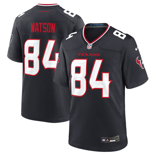 Houston Texans Justin Watson Navy Team Game Jersey