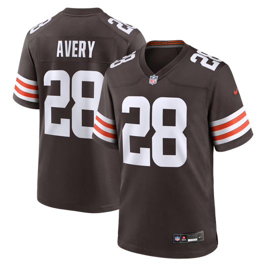 Cleveland Browns Tre Avery Brown Team Game Jersey