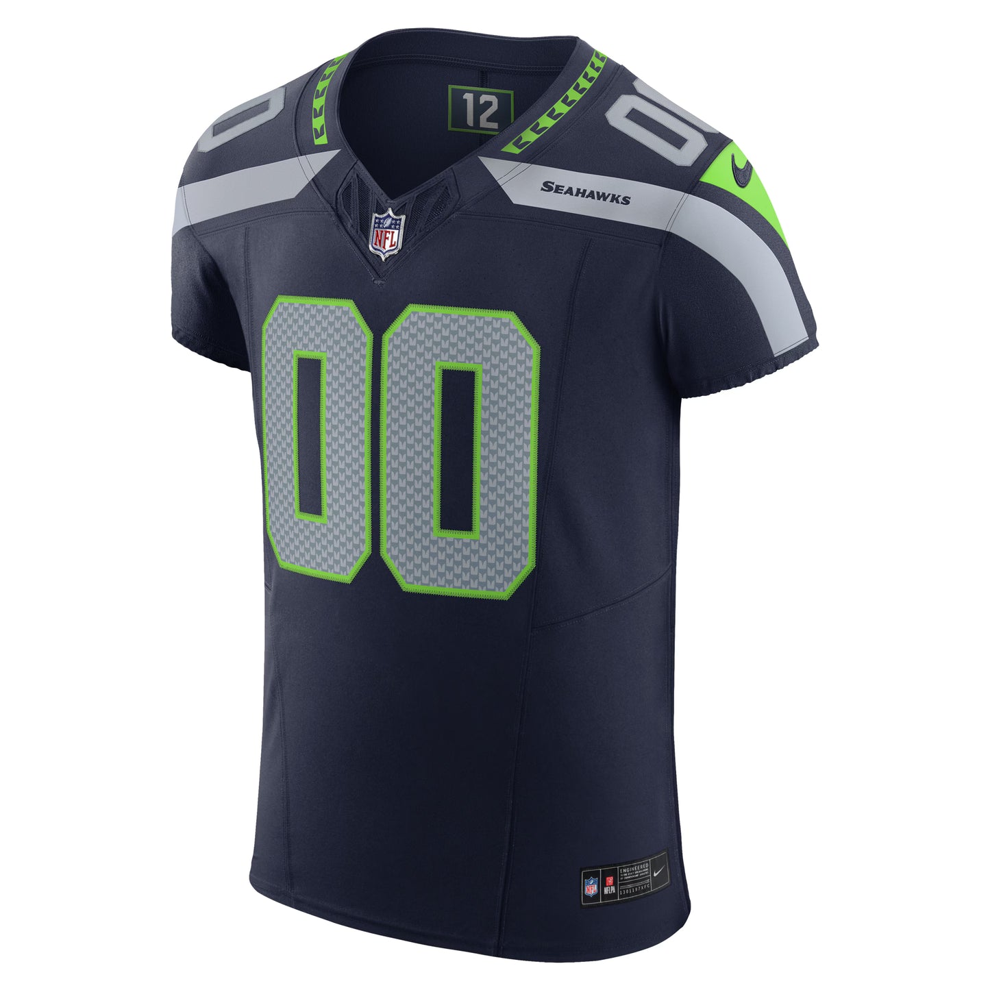 Seattle Seahawks College Navy Vapor F.U.S.E. Elite Custom Jersey