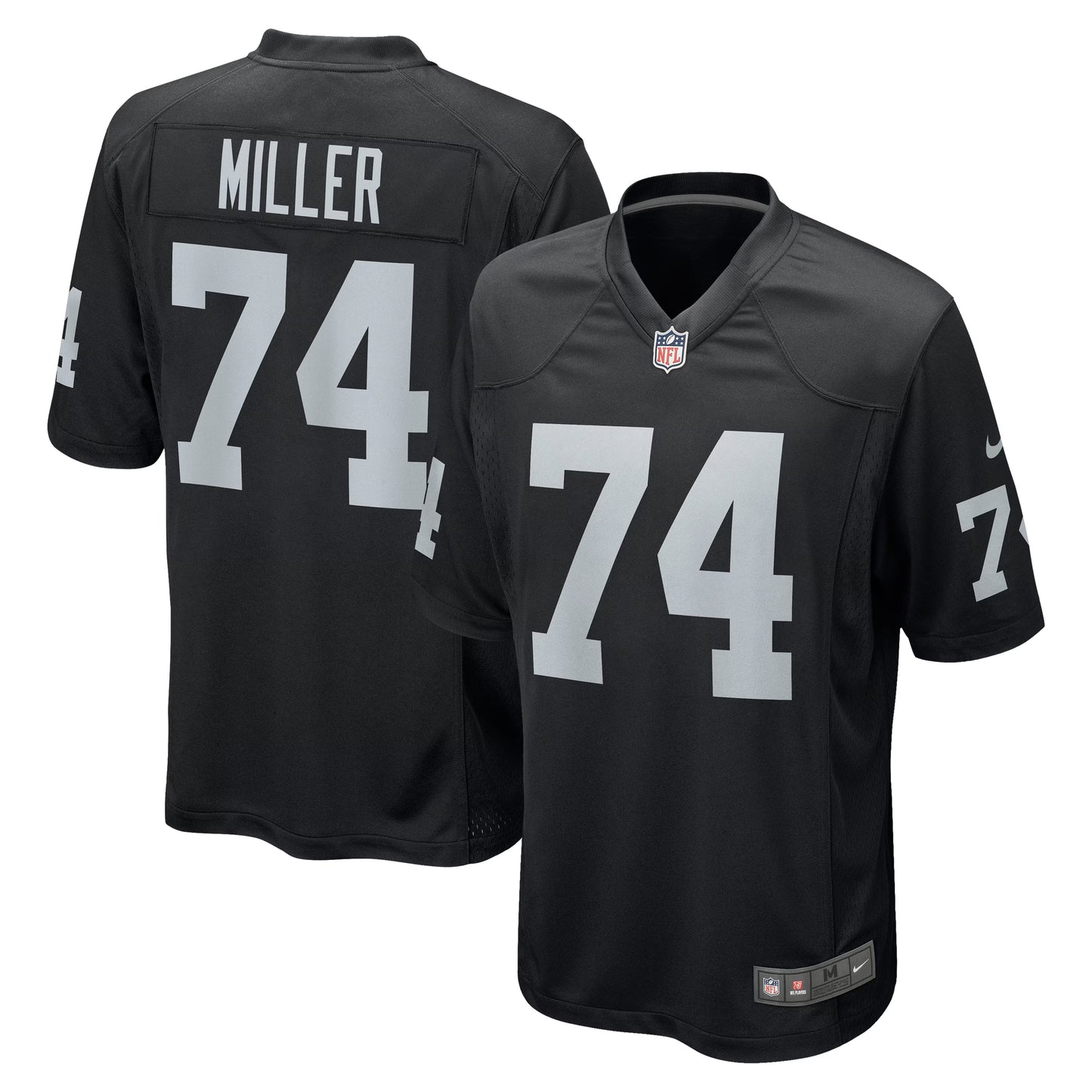 Las Vegas Raiders Kolton Miller Black Game Jersey