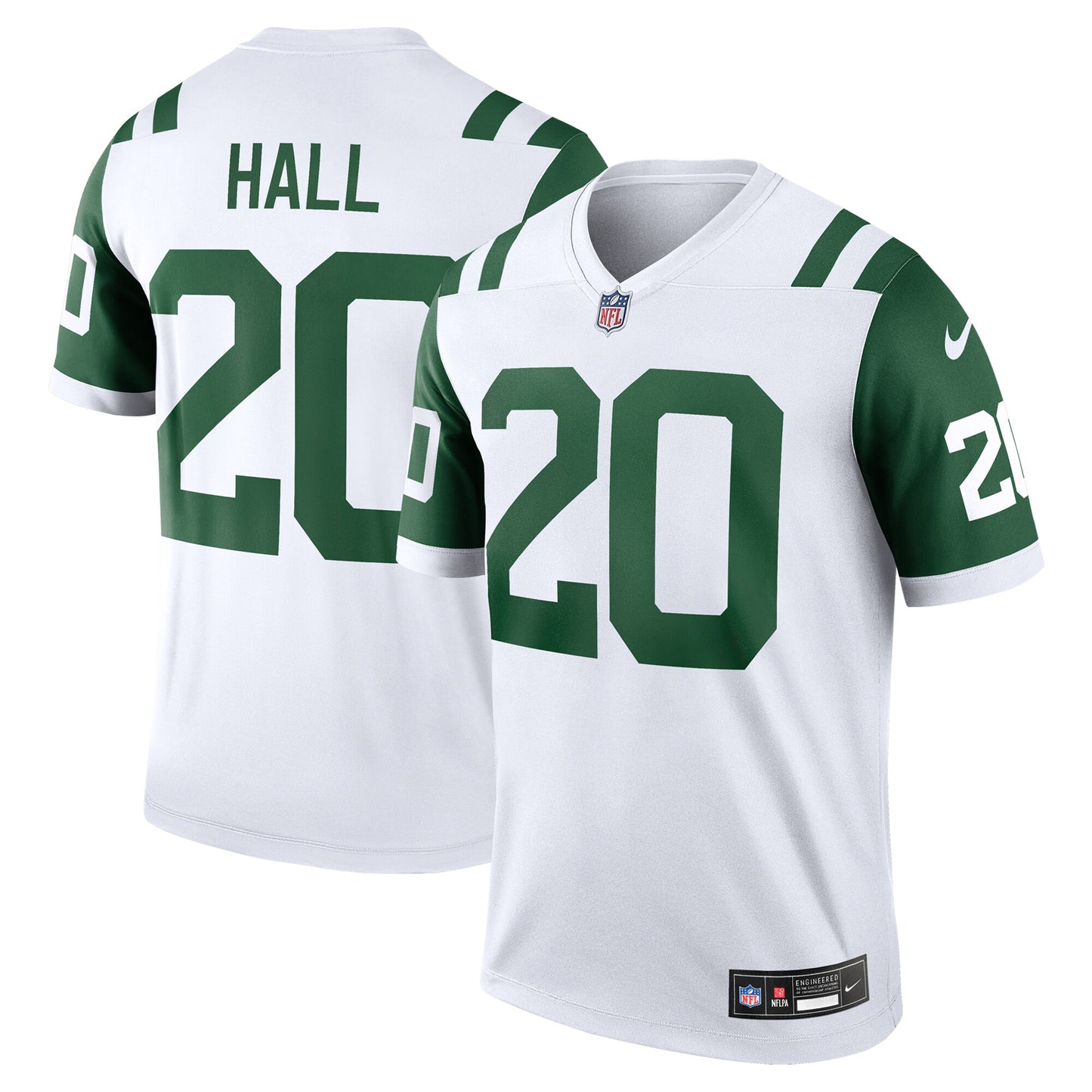 New York Jets Breece Hall White Legend Player Performance Top