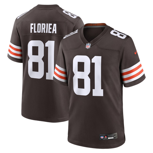 Cleveland Browns Luke Floriea Brown Team Game Jersey
