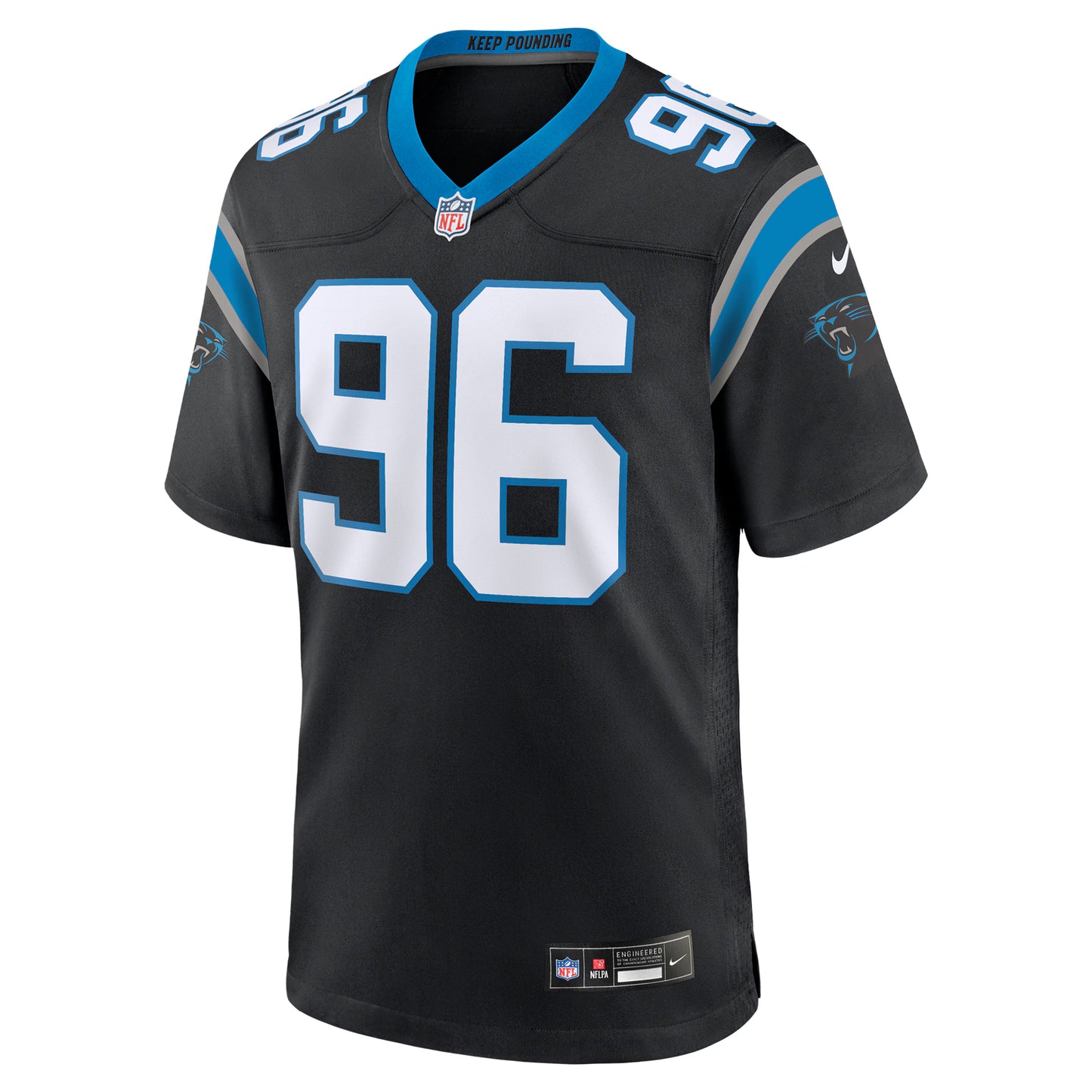 Carolina Panthers Jaden Crumedy Black Game Jersey