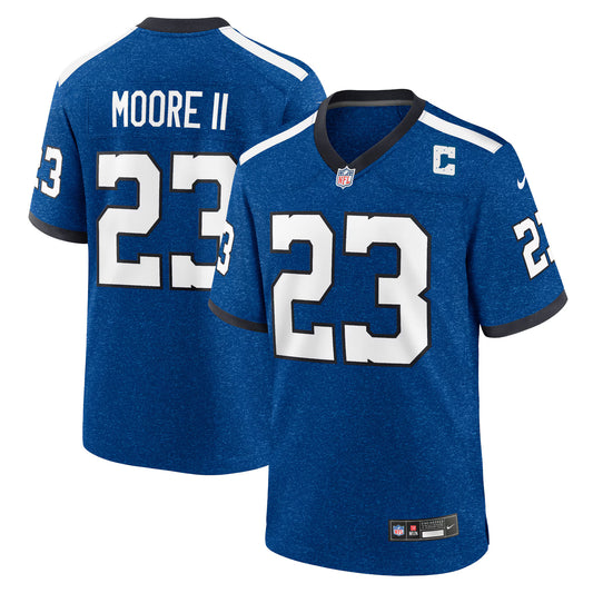 Indianapolis Colts Kenny Moore II Royal Indiana Nights Alternate Game Jersey