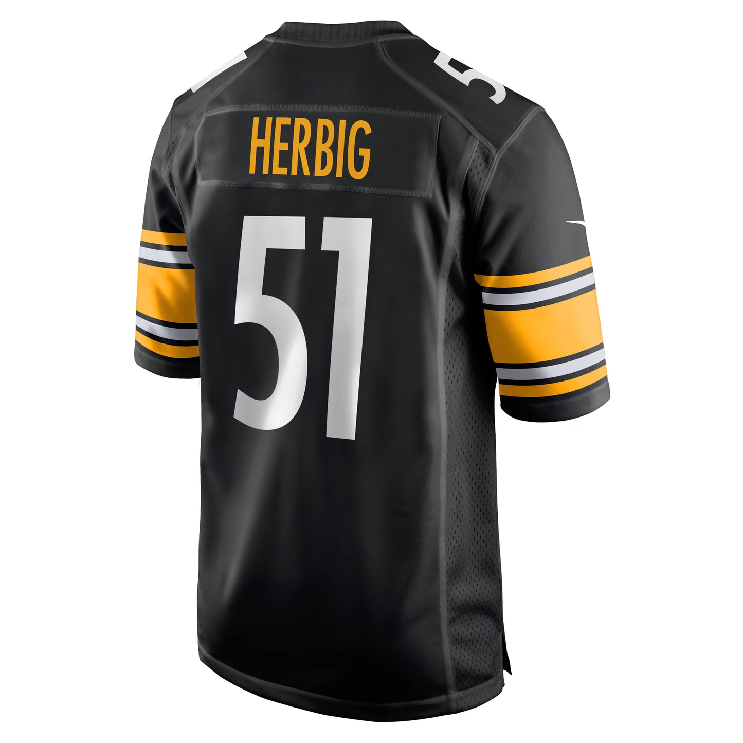 Pittsburgh Steelers Nick Herbig Black Game Jersey