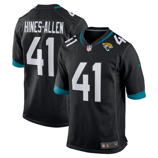 Jacksonville Jaguars Josh Hines-Allen Black Alternate Game Jersey