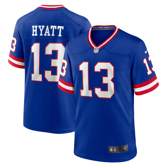 New York Giants Jalin Hyatt Royal Alternate Game Jersey
