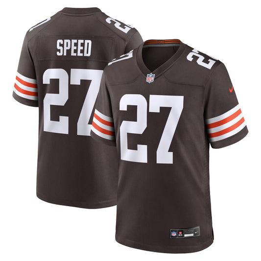 Cleveland Browns Ameer Speed Brown Team Game Jersey