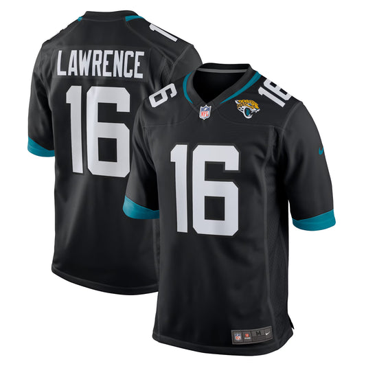 Jacksonville Jaguars Trevor Lawrence Black Alternate Game Jersey