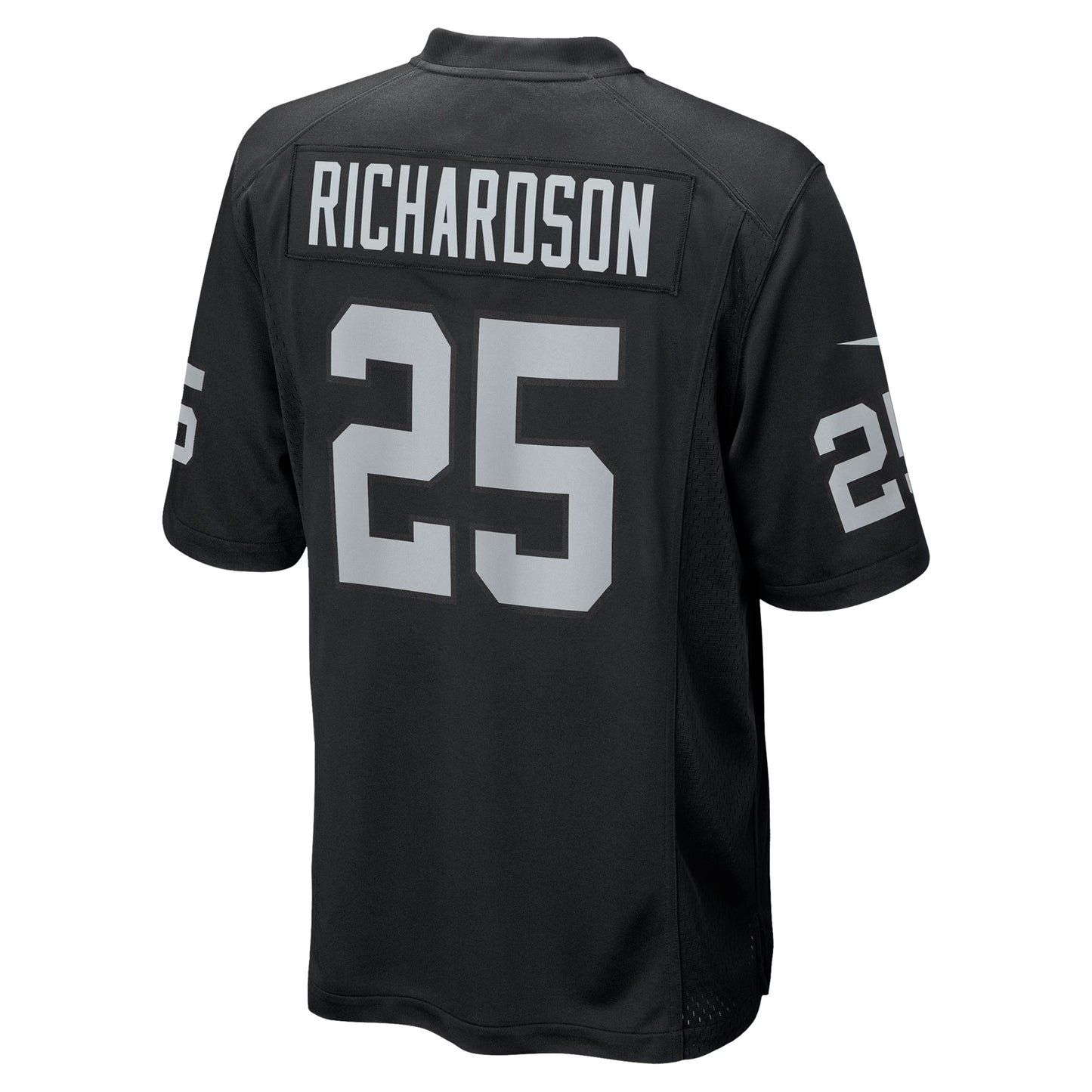 Las Vegas Raiders Decamerion Richardson Black Team Game Jersey