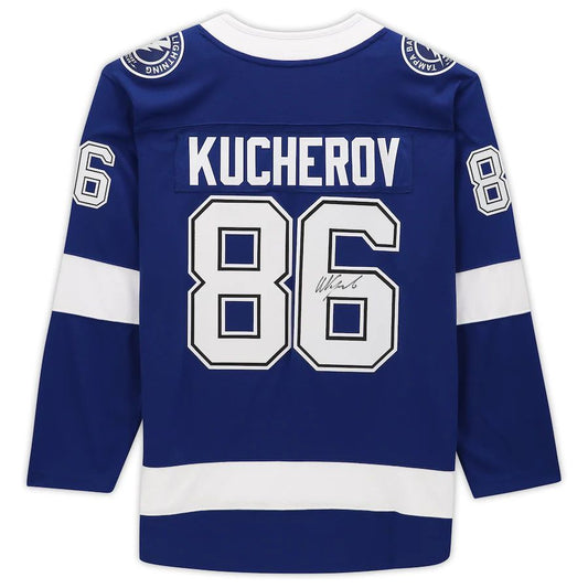 TB.Lightning #86 Nikita Kucherov   Breakaway Jersey Blue Stitched American Hockey Jerseys