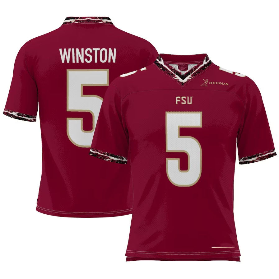 F.State Seminoles #5 Jameis Winston GameDay Greats Heisman Football Jersey ?Garnet American College Jerseys