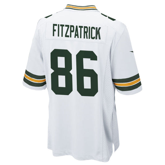 GB.Packers #86 John FitzPatrick Player White Home Game Football Jerseys