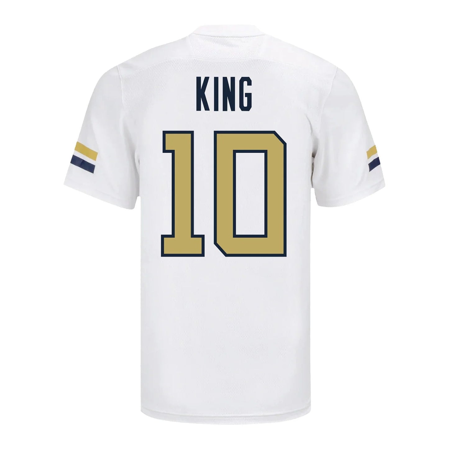 G.Tech #10 Haynes King Student Athlete White Football Stitched American College Jerseys